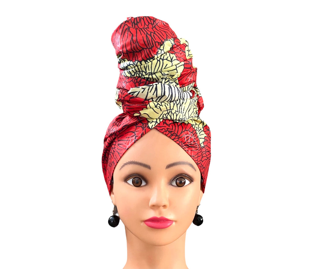 Red/Cream Head - Wrap - Zesty - Couture