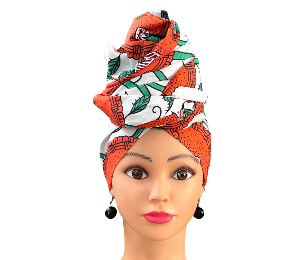 Red/White Head - Wrap - Zesty - Couture