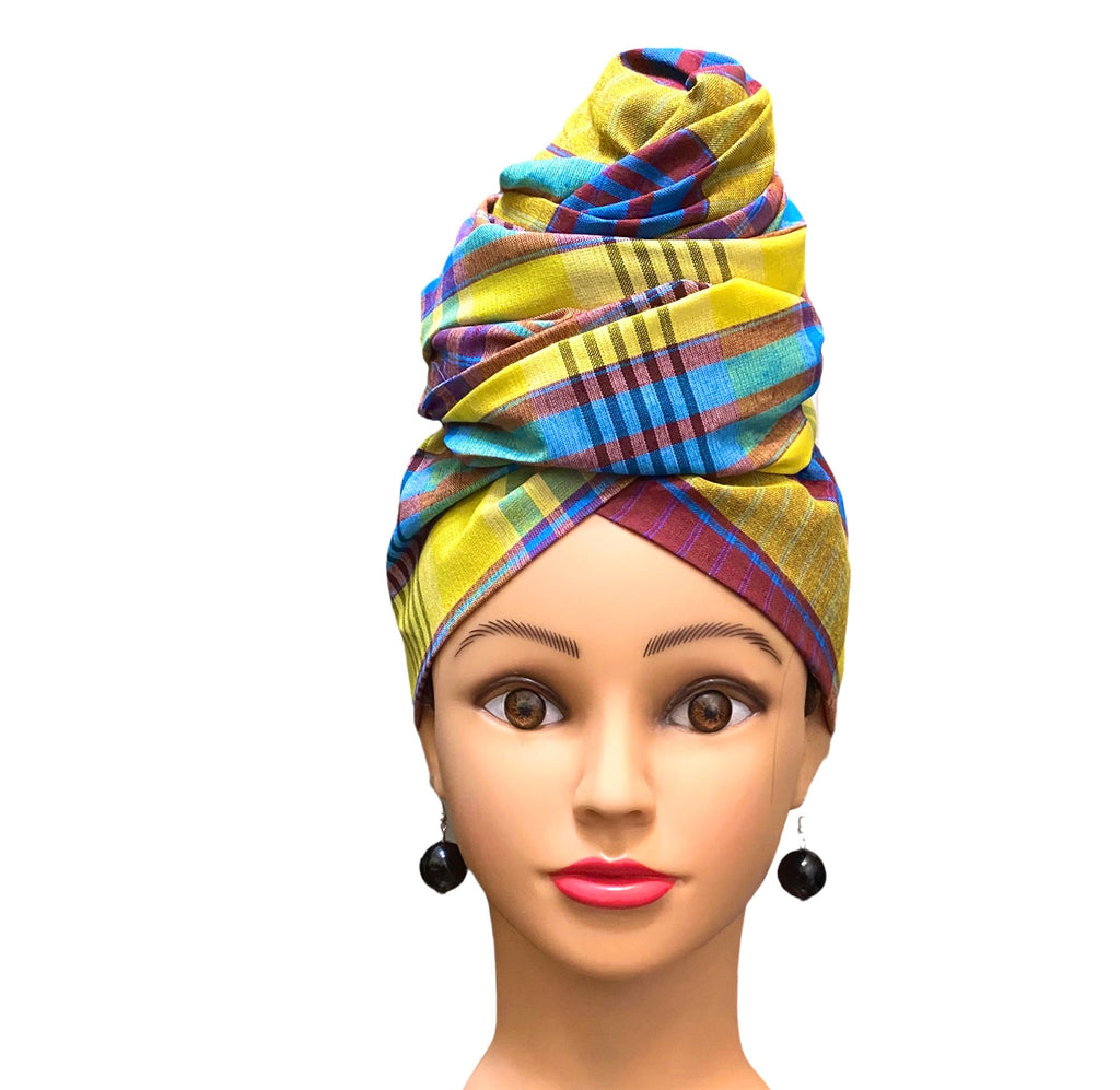 Yellow/Blue Head - Wrap - Zesty - Couture