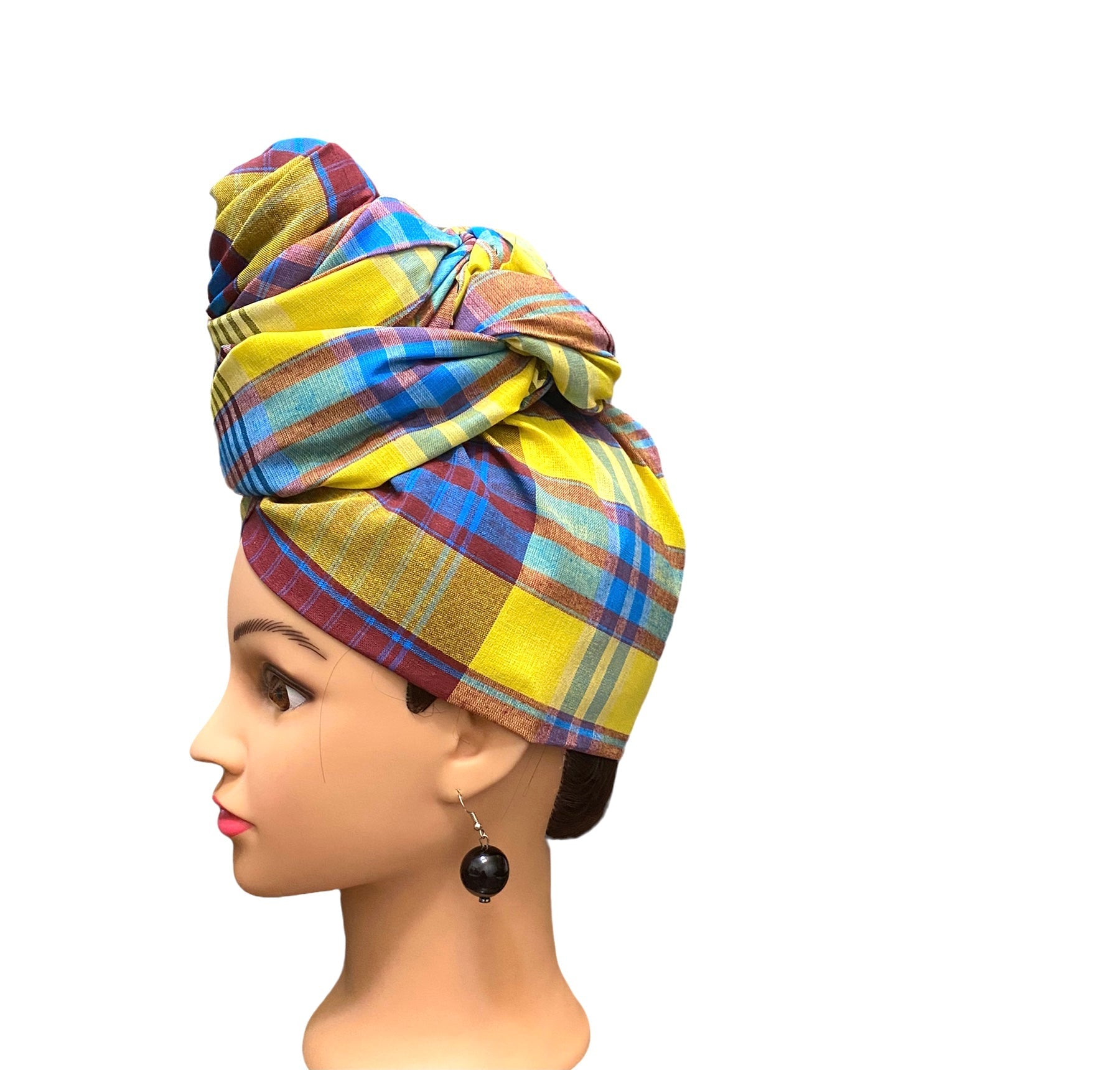 Yellow/Blue Head - Wrap - Zesty - Couture